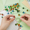 FIBLOOM 40Pcs 8 Styles Handmade Lampwork Fruit Beads LAMP-FI0001-04-5