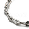 Non-Tarnish 304 Stainless Steel Cable Chains Bracelets for Men & Women BJEW-D042-17P-2