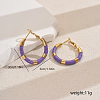 Sweet Stainless Steel Classic Hoop Earrings for Women ZH6889-1-1