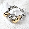 Brass Open Cuff Rings RJEW-D313-05PG-3