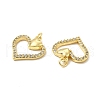 Brass Micro Pave Cubic Zirconia Pendants KK-E068-VB131-2