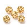 Eco-Friendly Rack Plating Brass Beads KK-A186-05LG-2