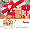 Unfinshed Wood Wheel & Stick WOOD-WH0029-20A-4