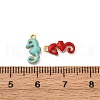 304 Stainless Steel Enamel Charms STAS-Q363-14G-G-3