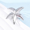 304 Stainless Steel Cuff Rings RJEW-D306-20P-5