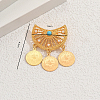 Bohemian Geometric Half Round Pins KC3009-2