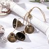 Iron Bell Pendant Decoration HJEW-JM02239-2