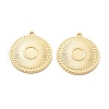 Brass Pendant Cabochon Settings KK-B134-24G-1