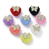 Druzy Resin Pendants RESI-M034-02-1