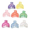 Transparent Marine Organism Resin Cabochons RESI-H035-05A-1