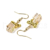 Alloy & Glass Dangle Earrings EJEW-JE06361-02-3