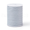 Round Waxed Polyester Cord X-YC-G006-01-1.0mm-33-1