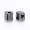 304 Stainless Steel Beads STAS-F148-4x4-06B-2
