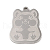 Non-Tarnish 304 Stainless Steel Pendants STAS-C095-29P-1