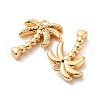 Brass Rhinestone Pendants KK-E793-22G-2