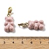 Bear Resin Pendant Decorations STAS-M092-01G-07-3