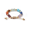 Adjustable Gemstone Finger Rings for Women RJEW-JR00874-04-4