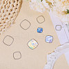 CHGCRAFT 90Pcs 3 Styles 304 Stainless Steel Linking Rings STAS-CA0002-22-5