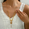 Bohemian Vintage Alloy Earrings & Necklaces Sets with Colorful Rhinestones and Tassels PH5117-3