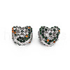 Rack Plating Alloy European Beads MPDL-N039-138-1