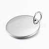 Smooth Surface 304 Stainless Steel Pendants STAS-H424-26P-2
