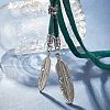 CHGCRAFT 8Pcs 2 Size Alloy Cord Ends FIND-CA0003-70-5
