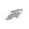 201 Stainless Steel Religion Laser Cut Connector Charms STAS-F316-37P-2