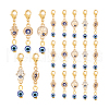   20Pcs Evil Eye Theme Pendant Decorations HJEW-PH0001-77-7