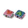 Handmade Lampwork Enamel Beads LAMP-S079-09-2