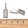 304 Stainless Steel Leverback Earring Finding STAS-C117-12B-P-3