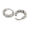 316 Surgical Stainless Steel Hoop Earrings EJEW-D096-19L-AS-2
