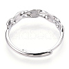925 Sterling Silver Adjustable Ring Settings STER-T007-06P-3