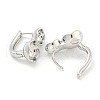 Brass Hoop Earring Findings KK-S386-01P-2