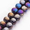Transparent Electroplate Glass Beads Strands EGLA-N007-002-A06-1