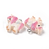 Opaque Resin Pendants X-RESI-J023-14C-2