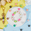 SOFPLATE 50pcs Opaque Acrylic Beads OACR-SP0001-10-4