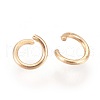 Long-Lasting Plated Brass Open Jump Rings KK-WH0028-01G-B-2