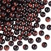 Olycraft 2 Strand Natural Red Tiger Eye Beads Strands G-OC0002-20-1
