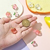 6Pcs 3 Styles Transparent Resin Fruit Pendants FIND-YW0005-65-4