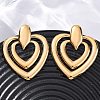 304 Stainless Steel Stud Earrings EJEW-Z098-10G-2