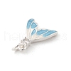 Brass Micro Pave Cubic Zirconia Pendants KK-K371-45S-2