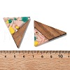 Resin and Walnut Pendants FIND-R051-01F-3