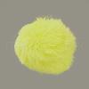 Handmade Faux Rabbit Fur Pom Pom Ball Covered Pendants WOVE-F020-A07-1