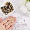 SUNNYCLUE 1400Pcs 16 Styles Iron Bead Tips with Brass Crimp Beads with Brass Wire Guardian and Protectors with Brass Crimp Beads Covers FIND-SC0010-79-3