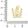 Brass Micro Pave Cubic Zirconia Pendants KK-V014-01G-23-3