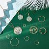 CHGCRAFT 240Pcs 6 Style Brass Linking Rings KK-CA0001-93-4