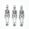 Tibetan Style Alloy Pendants TIBE-S323-056AS-RS-1