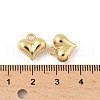 Heart Brass Charms KK-M327-02A-G-3