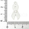 No To Drugs Red Awareness Ribbon Theme Alloy Enamel Pendants ENAM-C026-02B-S-3