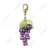 Glass Pendant Decorations HJEW-CJ00030-1